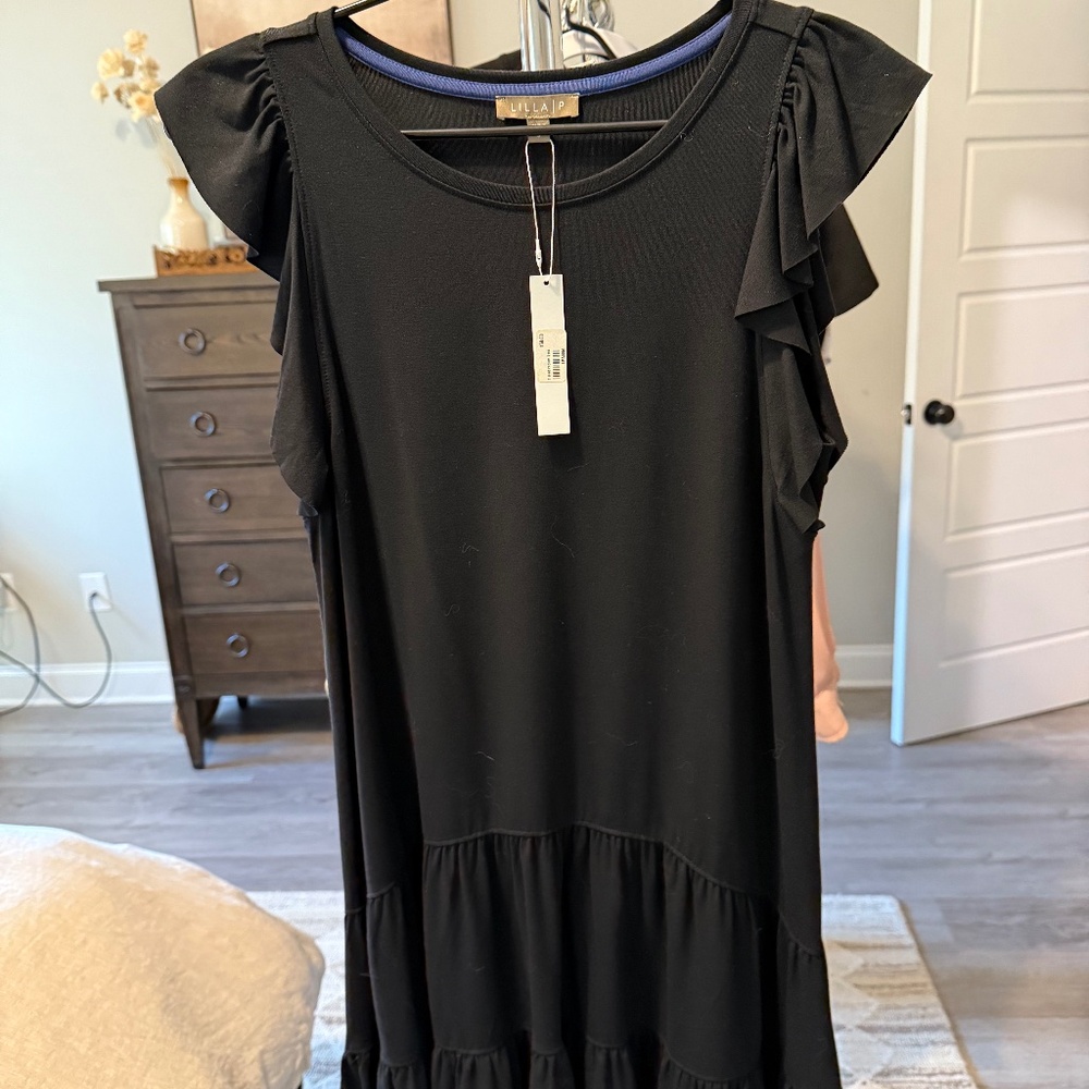 Black Mid Thigh Dress